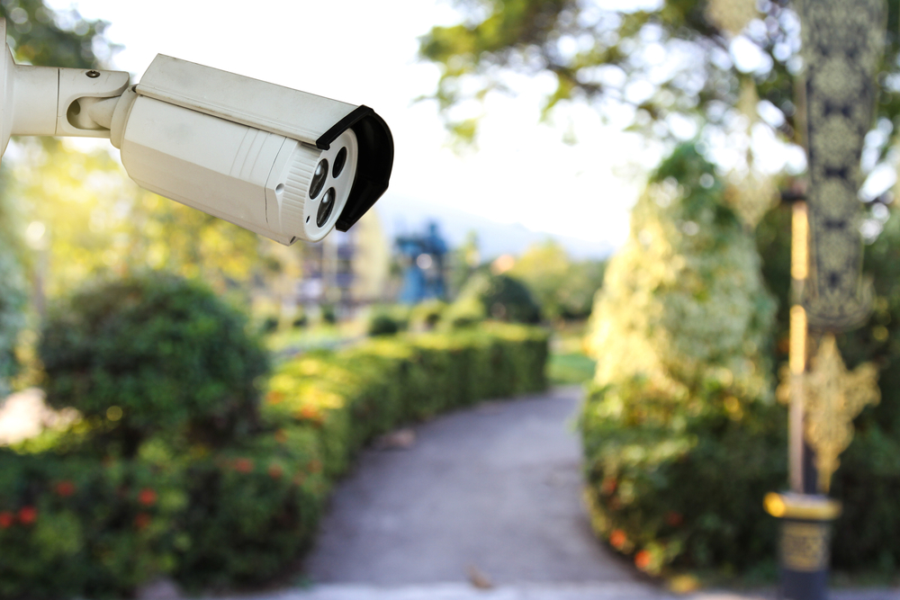 caméra de surveillance jardin